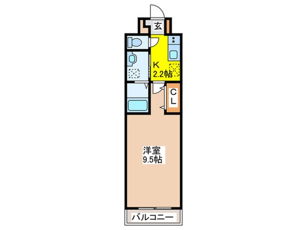 ジュネスエトワールの物件間取画像